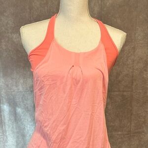 Lululemon Athletica Coral and Pink Tank Top